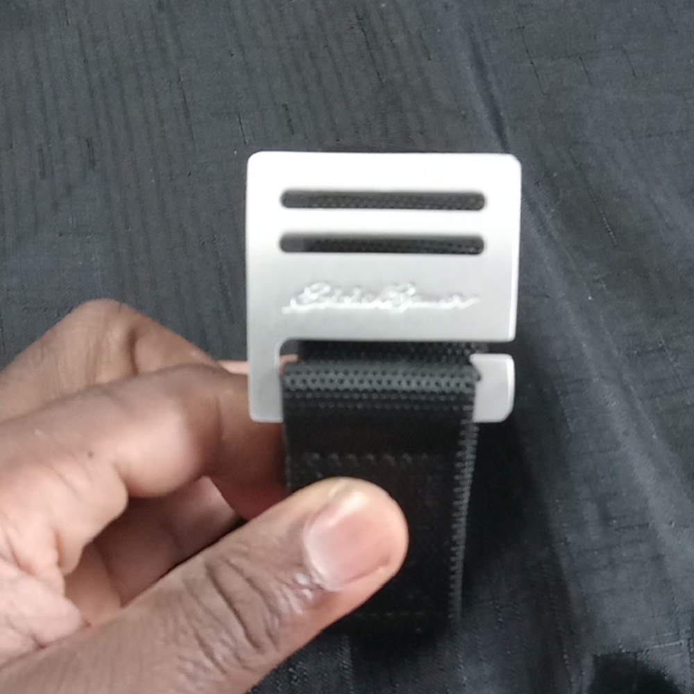 Eddie Bauer  Elastic Black Belt